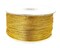 1/16" x 144 Yards Gold Metallic Tinsel Cord Rope Pack of 5 Rolls